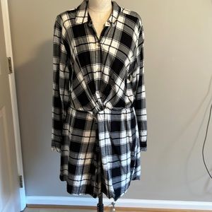 Abercrombie and Fitch flannel shirt dress